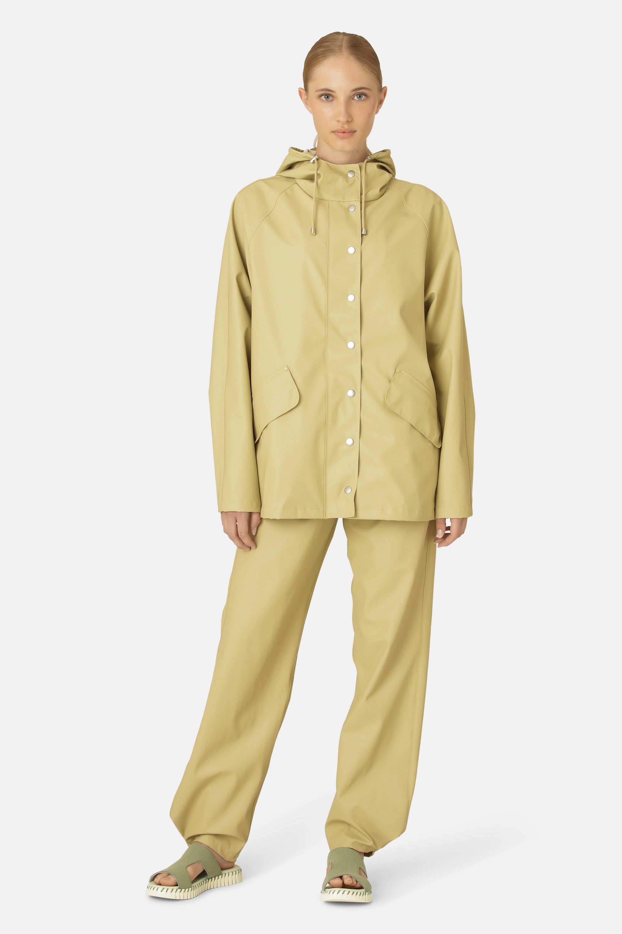 Ilse Jacobsen Hornbæk Rain Regenjacke Rain jacket 459 Olive Grass